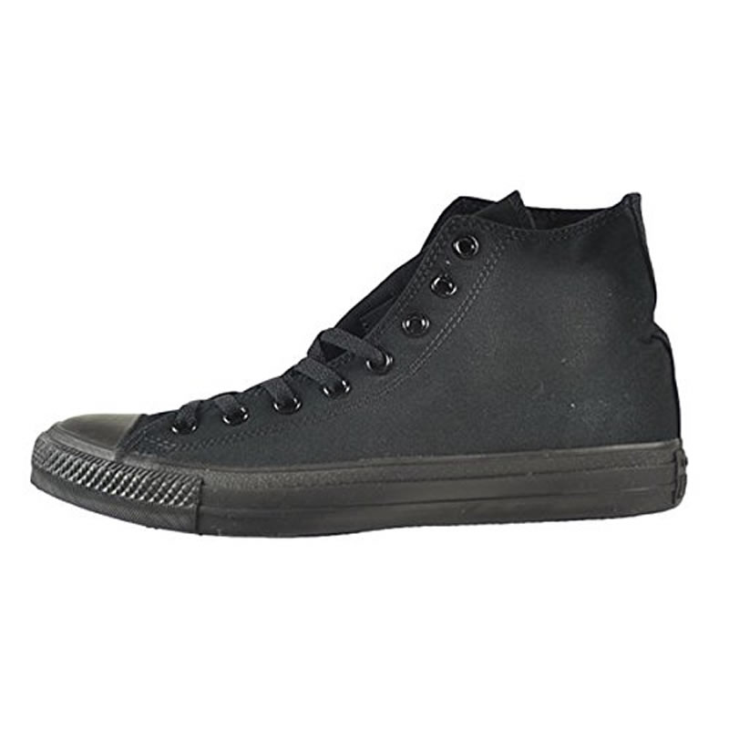 Converse All-Star Canvas Sneaker Mid All Black | @FASHIFY