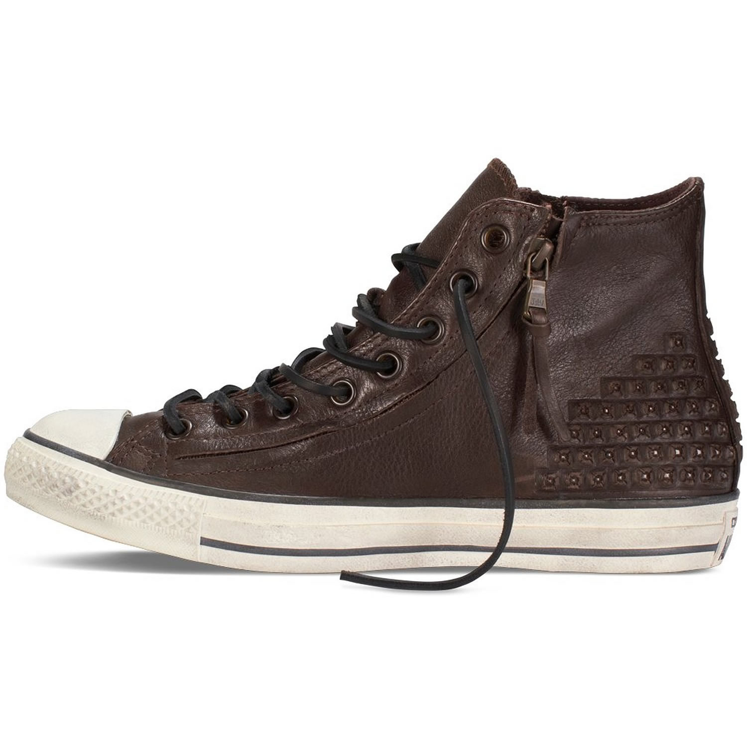 Taylor Bouble Chocolate Leather Sneaker | @FASHIFY